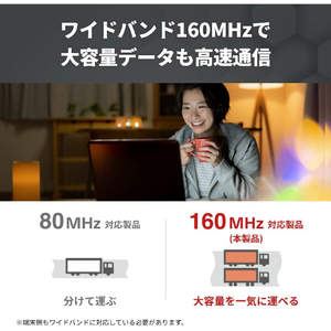 バッファロー 無線LAN親機11ax/ac/n/a/g/b 4803+1147Mbps WSR-6000AX8シリーズ シャンパンゴールド WSR-6000AX8-CG-イメージ11