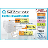 ＢＭＣ フィットマスク レギュラーサイズ 60枚入 FCR6517