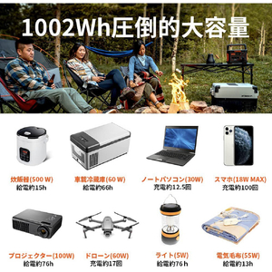 Jackery ポータブル電源 1000 グレー PTB101-イメージ3