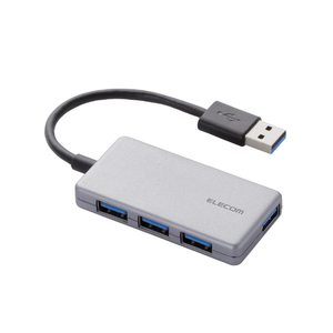 エレコム 4ポートUSB3．0ハブ(コンパクトタイプ) シルバー U3H-A416BSV-イメージ8