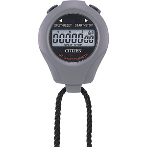 リズム ストップウォッチL CITIZEN グレー 8RDA04008-イメージ1