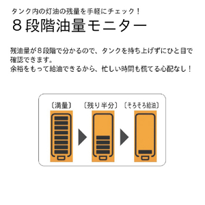 ダイニチ 木造10畳 コンクリート13畳まで 石油ファンヒーター ブルーヒーター スノーホワイト FW-3724GR-W-イメージ7