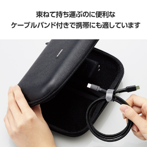 エレコム USB2．0ケーブル(USB Type-C - USB Type-C/100W対応/高耐久)1．0m ブラック MPA-CC5PS10BK-イメージ6