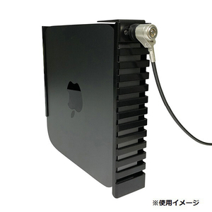 長尾製作所 Mac mini専用セキュリティーマウント ブラック NB-MACM-TVMO-SE-イメージ6