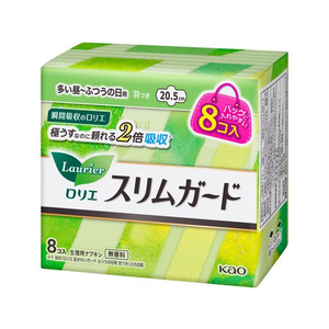KAO ロリエ スリムガード 多い昼～ふつうの日用 羽つき 8個 F958555-イメージ1