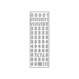 コクヨ マグネットシート (数字) F130614-ﾏｸ-331-イメージ2