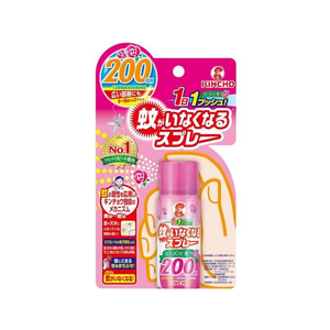 金鳥 蚊がいなくなるスプレー 200回 ローズの香り 45mL FC586RA-イメージ1