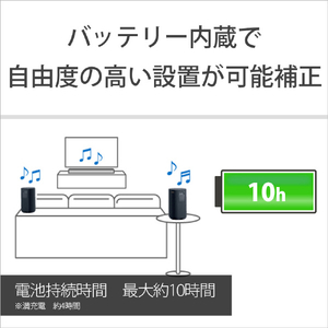 SONY スピーカーシステム ブラック SA-RS5-イメージ5