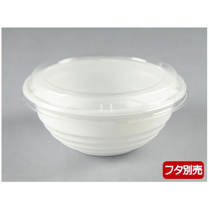 パックスタイル 耐熱どんぶり容器 YS丼 D-1 白 本体 50個 FC302SH-00653117-イメージ2