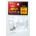 エルパ ミニクリプトン球 E17口金 100W形(90W) 1個入り ホワイト GKP-L90HW