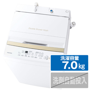 東芝 7．0kg全自動洗濯機 e angle select ピュアホワイト AW-7GME2(W)-イメージ1