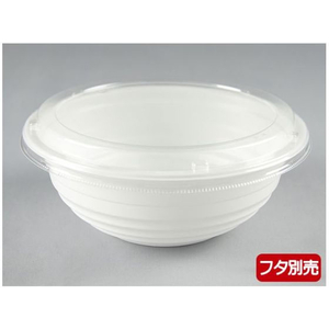 パックスタイル 耐熱どんぶり容器 YS丼 D-3 白 本体 50個 FC308SH-00653123-イメージ2