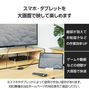 エレコム USB Type-C(TM) - HDMI(R)変換アダプター 1ポート ブラック MPA-CHDMIQBK2-イメージ4