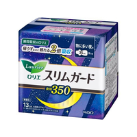 KAO ロリエ スリムガード 特に多い夜用350 羽つき 13個 F958579