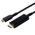 エレコム USB Type-C(TM) - HDMI(R)変換ケーブル(高耐久タイプ)(1．0m) ブラック MPA-CHDMIS10BK2-イメージ1