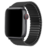 TF7 Apple Watch 49/46/45/44/42mm用メタルストレッチバンド(Lサイズ) ブラック TF21BK44L