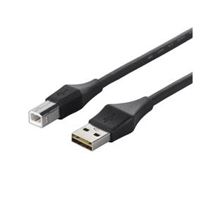 BUFFALO どっちもUSBコネクター採用 USB2．0ケーブル(A to B)(2．0m) どっちもUSBケーブル ブラック BSUABDU220BKA-イメージ1