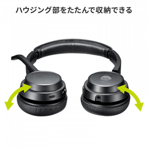 サンワサプライ Bluetoothヘッドセット(両耳タイプ・単一指向性) MM-BTSH62BK-イメージ19