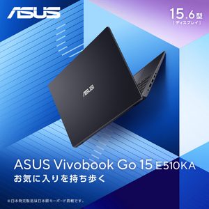 ASUS ノートパソコン ASUS Vivobook Go 15 E510KA スターブラック E510KA-N441BWS-イメージ2