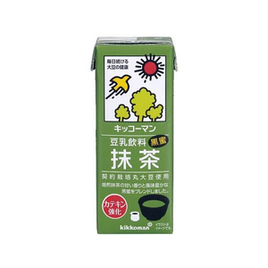 キッコーマンソイフーズ 豆乳 飲料 抹茶 200ML FCB6834-279230-イメージ1