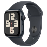 Apple Apple Watch SE(GPSモデル)- 40mm ミッドナイトアルミニウムケースとミッドナイトスポーツバンド - S/M MXE73J/A