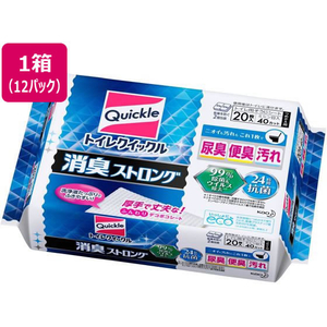 KAO トイレクイックル 消臭ストロング 詰替 20枚入×12パック FC721NW-イメージ1