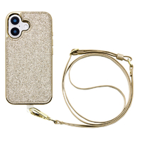 ユニケース iPhone 16用Cross Body Case Duo プリズムゴールド UNI-CSIP24M-2CBPG