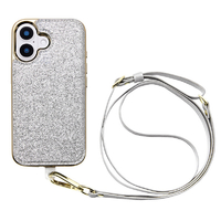 ユニケース iPhone 16用Cross Body Case Duo シャインシルバー UNI-CSIP24M-2CBSS