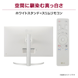 LGエレクトロニクス 31．5型液晶ディスプレイ LG SMART Monitor ホワイト 32SQ730S-H-イメージ11