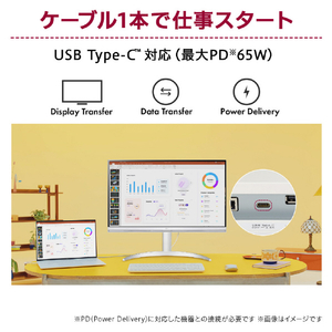 LGエレクトロニクス 31．5型液晶ディスプレイ LG SMART Monitor ホワイト 32SQ730S-H-イメージ9