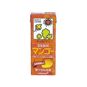 キッコーマンソイフーズ 豆乳 飲料 マンゴー 200ML FCB6842-411590-イメージ1