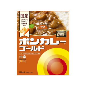 大塚食品 ボンカレーゴールド中辛180g 1個 F719772-イメージ1