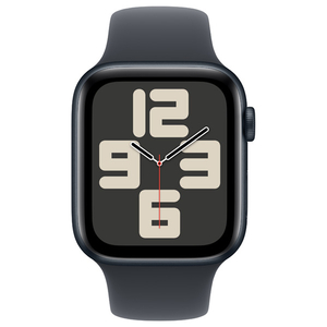 Apple Apple Watch SE(GPSモデル)- 44mm ミッドナイトアルミニウムケースとミッドナイトスポーツバンド - S/M MXEJ3J/A-イメージ2