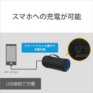 SONY ワイヤレスポータブルスピーカー ライトグレー SRS-XG300 H-イメージ15