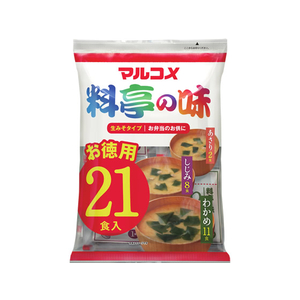 マルコメ 新即席生みそ汁お徳用 21食 F720390-イメージ1