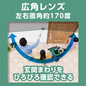 パナソニック ワイヤレスモニター付テレビドアホン VL-X50AHF-イメージ12