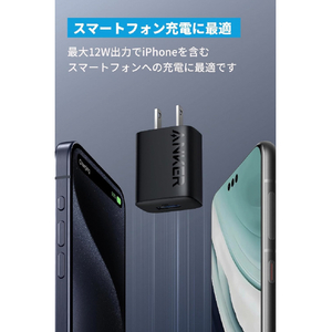 Anker 充電器 (12W、USB-A) ブラック A2065N11-イメージ2