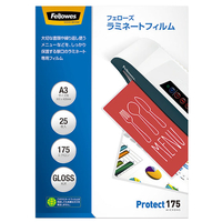 FELLOWES ラミネートフィルム A3サイズ 175ミクロン 光沢 厚口 25枚入り 5849801