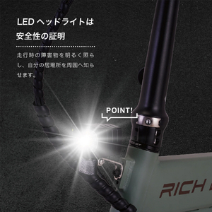 RICHBIT 特例特定小型原動機付自転車 RICH BIT CITY レンジャーグリーン RICH-C-GREEN-イメージ6