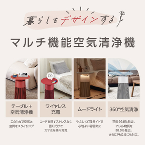 LGエレクトロニクス マルチ機能空気清浄機 LG PuriCare AeroFurniture ピュアホワイト AS207PWU0-イメージ3