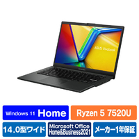 ASUS ノートパソコン オリジナル  Vivobook Go E1404FA-R5165WSBLE4