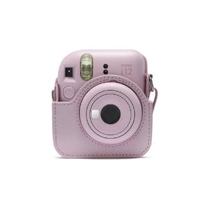 富士フイルム INSTAX mini 12用カメラケース ピンク INSMINI12ｶﾒﾗｹ-ｽﾋﾟﾝｸ-イメージ2