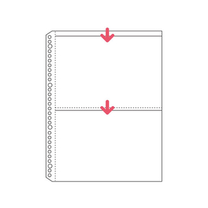 コクヨ A4リフィル 2ポケット A4タテ 2・4・30穴 10枚 1パック（10枚） F805676-ﾗ-A32N-イメージ2
