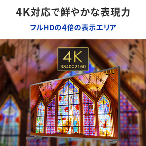 I・Oデータ 50型4K対応液晶ディスプレイ LCD-U501V-イメージ4