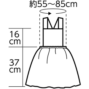 アーテック 不織布エプロンフリル FCS7114-15100-イメージ2