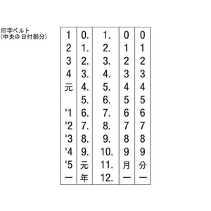 シヤチハタ データーネーム光沢紙用15号 本体のみ F721401-XGFD-K15BPH-イメージ2