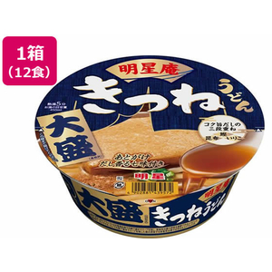 明星食品 明星庵きつねうどん大盛 105g×12食 FC458PF-イメージ1