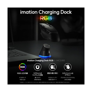 Imation CHARGING DOCK RGB ブラック IMCD300-イメージ4