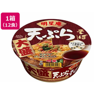 明星食品 明星庵天ぷらそば大盛 112g×12食 FC460PF-イメージ1