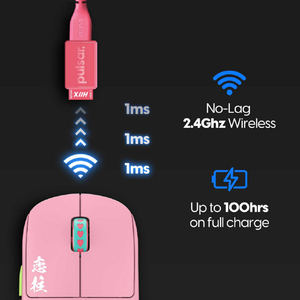 Pulsar X2 H Mini Wireless Gaming Mouse 鬼滅の刃 甘露寺 蜜璃 PX2H1MT-イメージ12